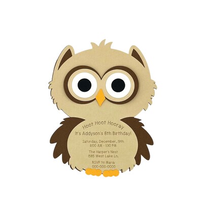 Owl Birthday Invitation - image5